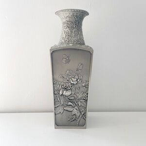 Royal Selangor Pewter Gray Silver Floral Vase